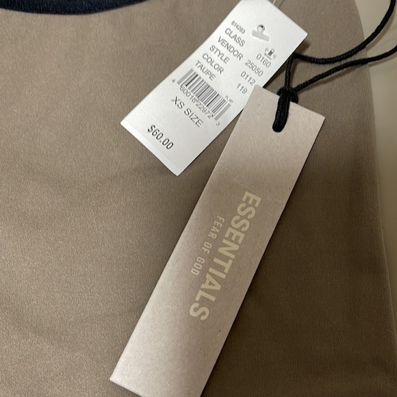 Essentials Taupe Biker Shorts womens - Picture 5 of 11